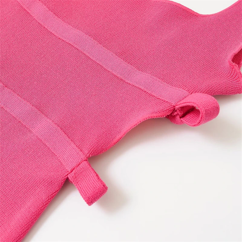 KEYANKETIAN Estate Nuove Donne Decorazione Dell'arco Maglia Cami Dress Y2K Hot dolce Backless Senza Maniche Guaina Vita-esposizione Mini Abito