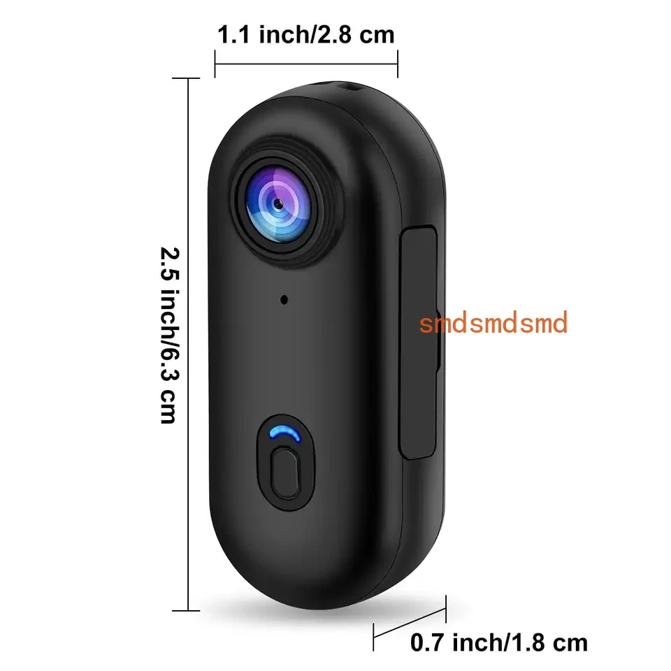 4K Thumb Action Camera, HD Sports Camera, Digital Image Stabilization, Automatic Exposure, 800mAh Battery, Rechargeable Lithium