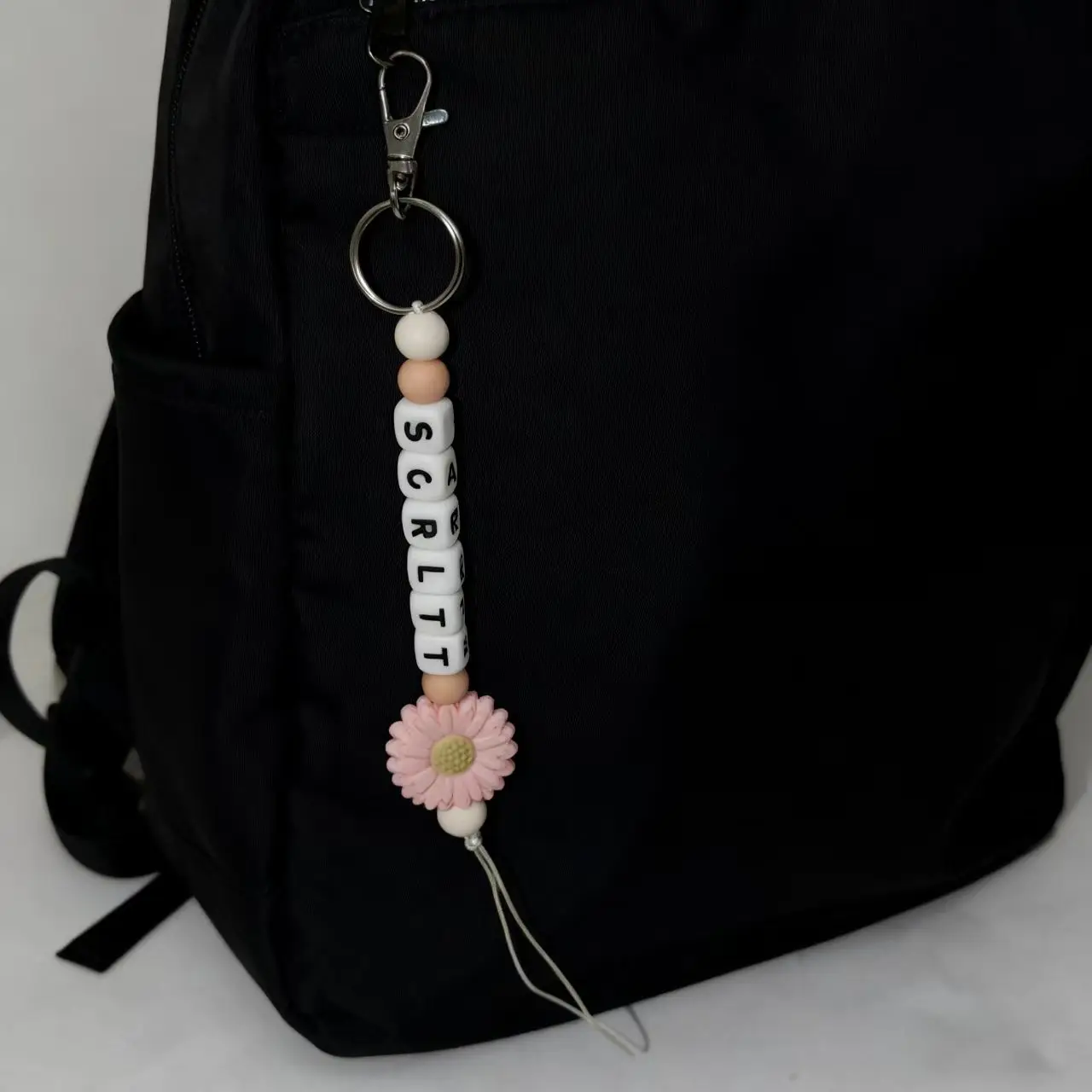 Personalized Daisy Keychain, Custom Name Gift for Friends