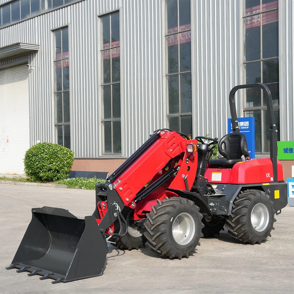 Mini Loader Hydraulic Mini Wheel Loader EPA Certified Small Loader Landscaping Agricultural Machinery Support Customization view 6