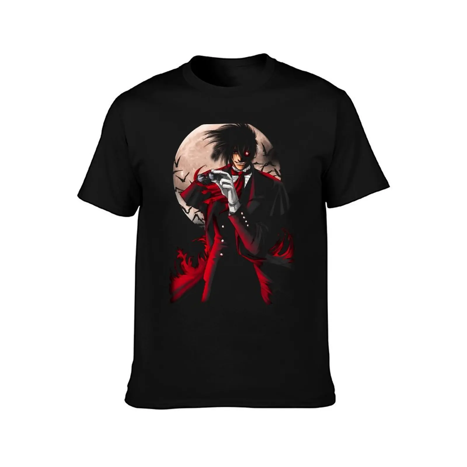 Hellsing Dark Fantasy Anime Ultimate Alucards T-Shirt Plus Size Summer Casual T-Shirt view 2