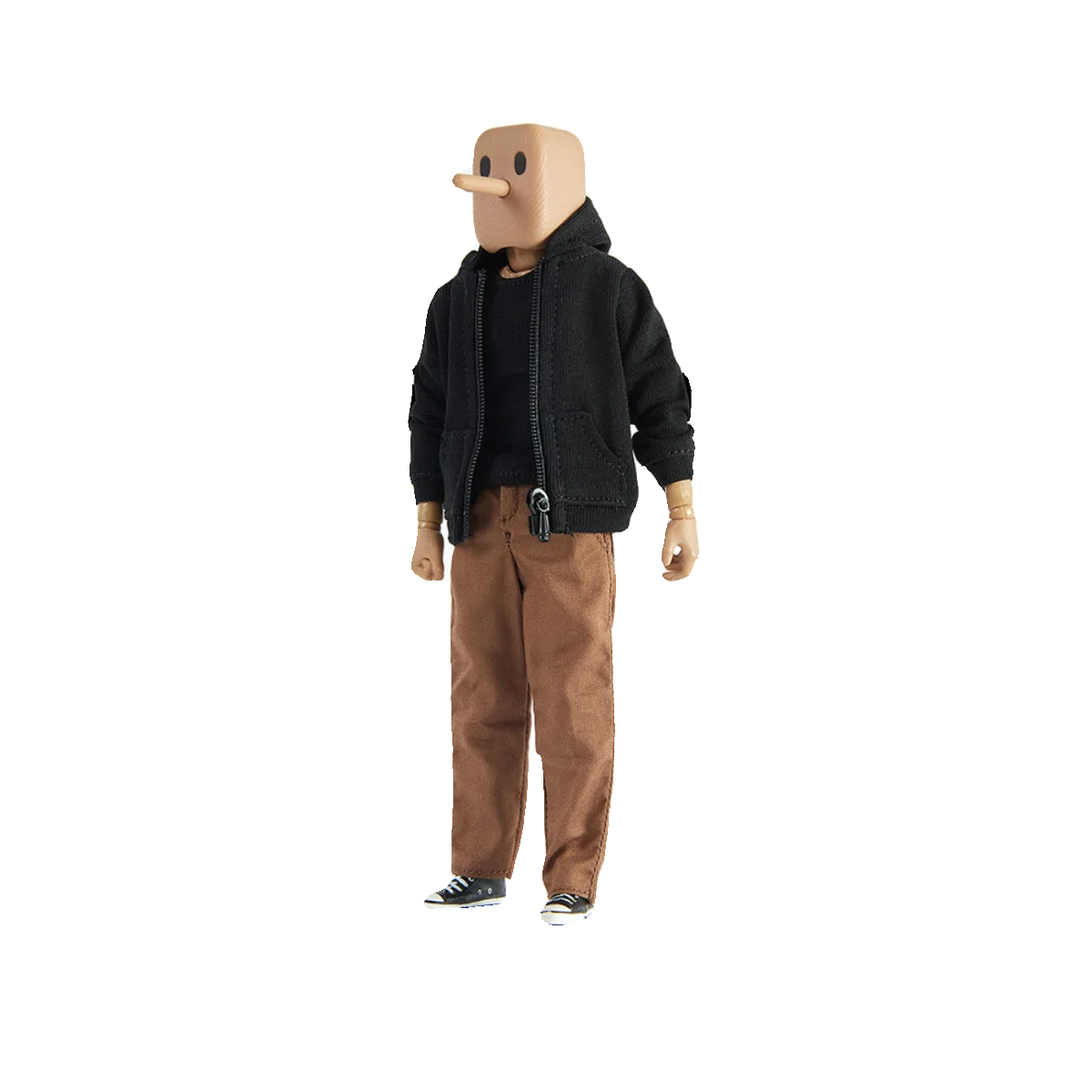 1/12 Scale ทหารซิป Hooded JACKET ตรงกางเกงกางเกงชุดเสื้อผ้าสําหรับ 6 นิ้วตัวเลขการกระทําตุ๊กตา