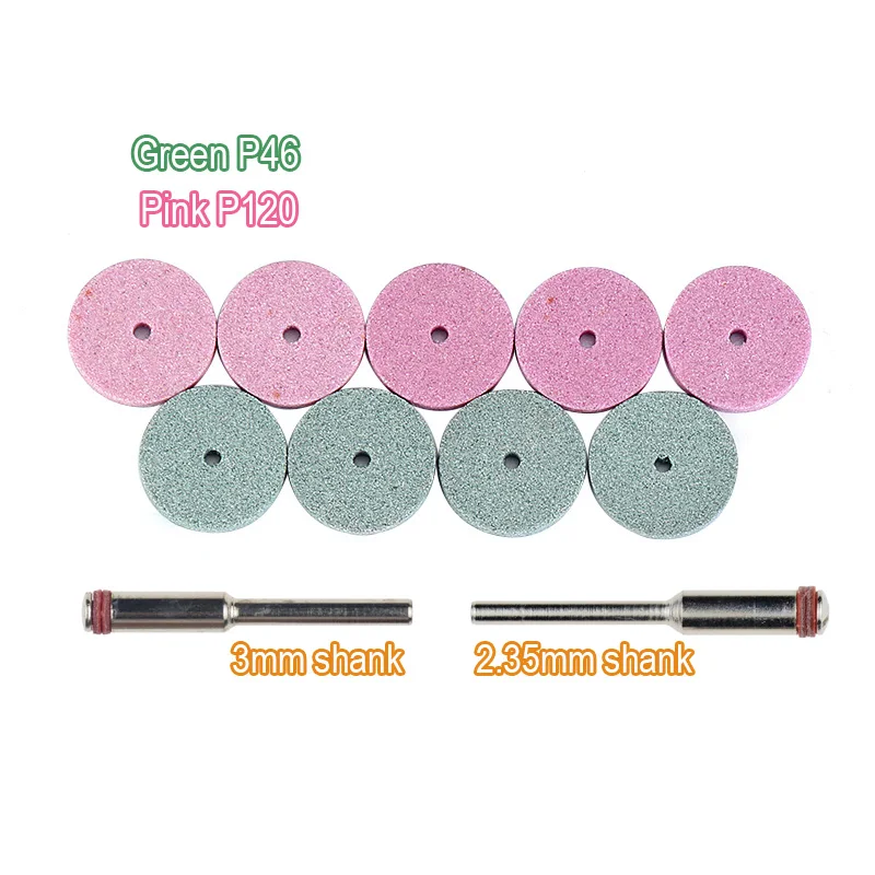 10 pcs T-shaped Mini Abrasive Wheel for Electric Air Die Grinder Tool