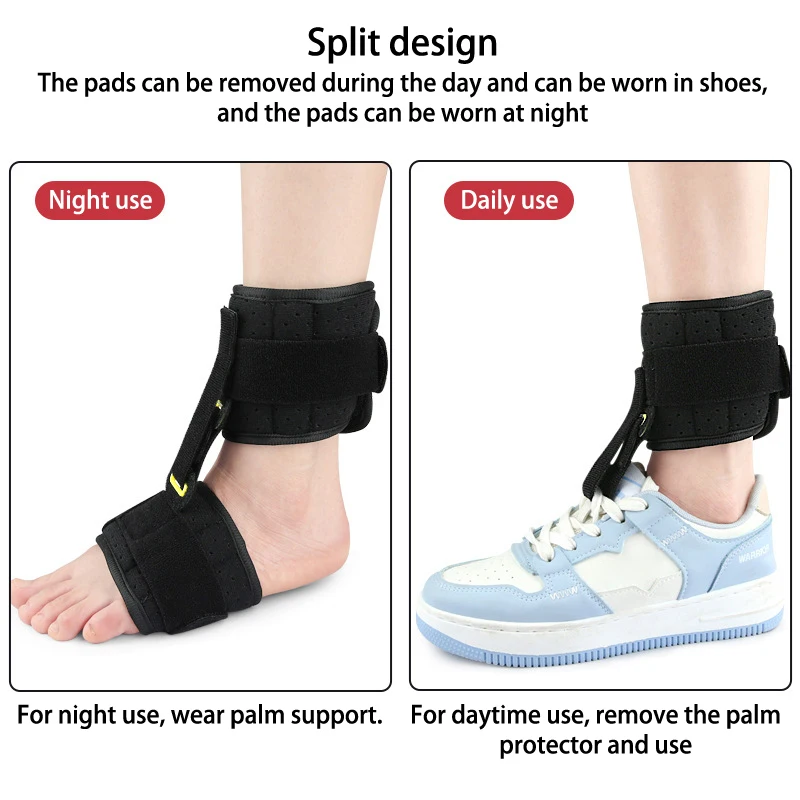 Adjustable Plantar Fasciitis Night Splint Foot Drop Orthosis Stabilizer Brace Support Night Splints Pain Relief