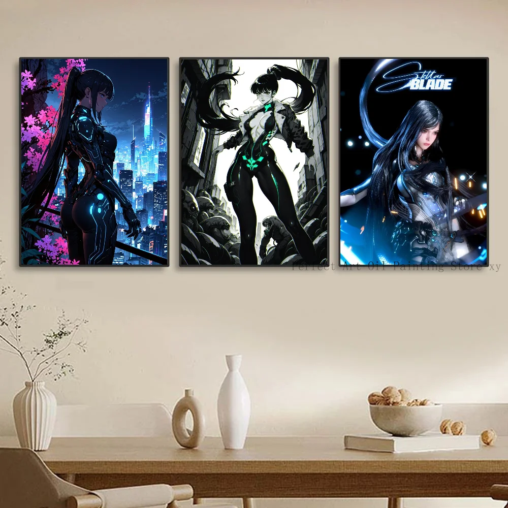 1 قطعة لعبة Stellar بليد المشارك ذاتية اللصق الفن ورقة مقاومة للماء ملصق مقهى بار غرفة جدار ديكور