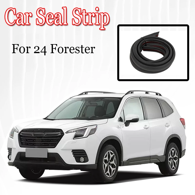 Car Door Seal Strip Rubber Noise Insulation Weatherstrip Soundproof Car Seal Strong Adhesive For Forester Explorer Mustang