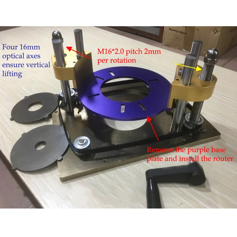 Router Lift Systems Table  Plate Insert For  Wood MillingTrimming Machine  Engraving Machine Electric DlY Woodworking WorkBench