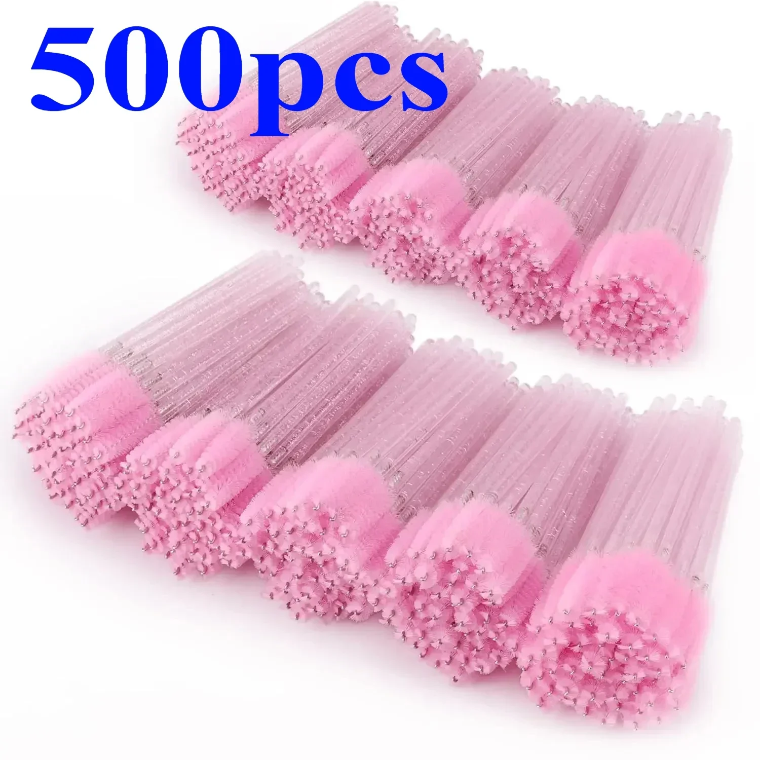 Baguettes de Mascara jetables, 100/500/1000 pièces, brosse à cils, bobines pour outils de beauté des sourcils, Extension de cils colorés, vente en gros