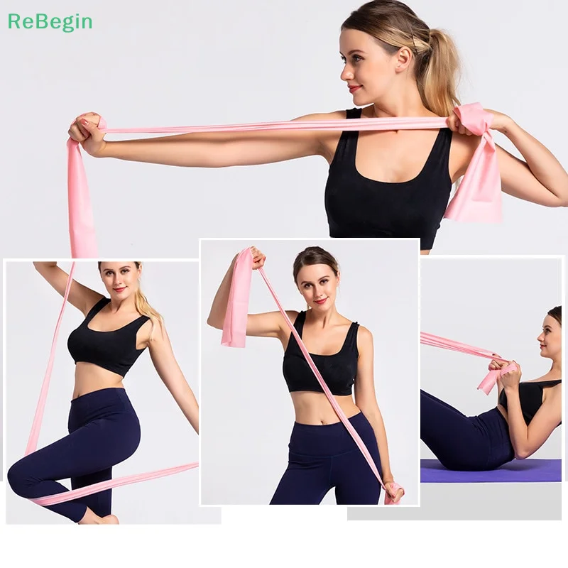 Pilates Stretching Film,Yoga Elastic Band, Fitness Gym Resistance Band, Sports Stretching Training Rope Sports Supplies