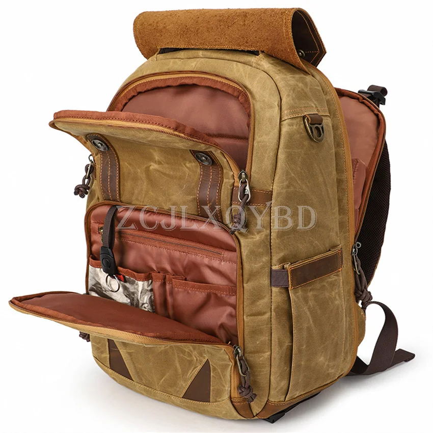 New Outdoor Waterproof Photography Bag Vintage Style Single Reflex Camera Bag Laptop Computer Wholesale