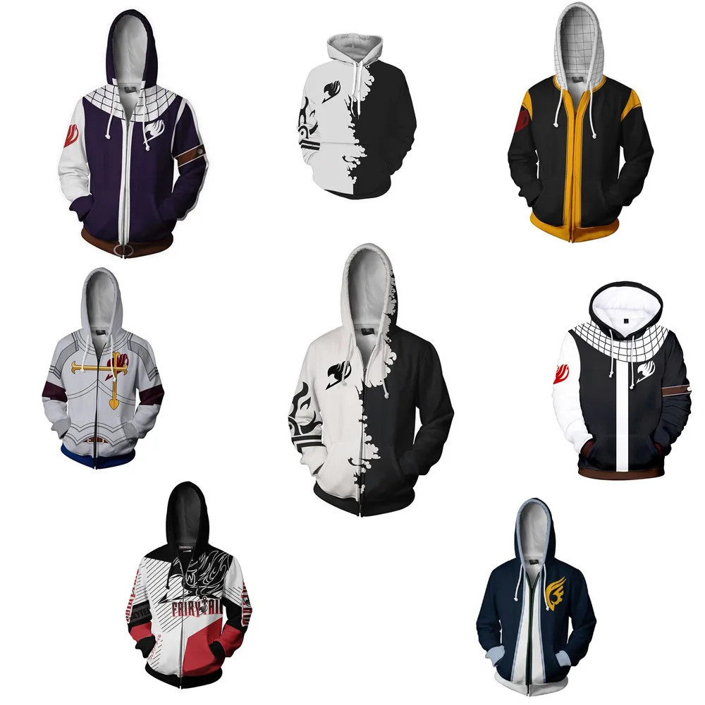 

Толстовка с капюшоном Fairy Tail Jellal Fernandez 3D на молнии