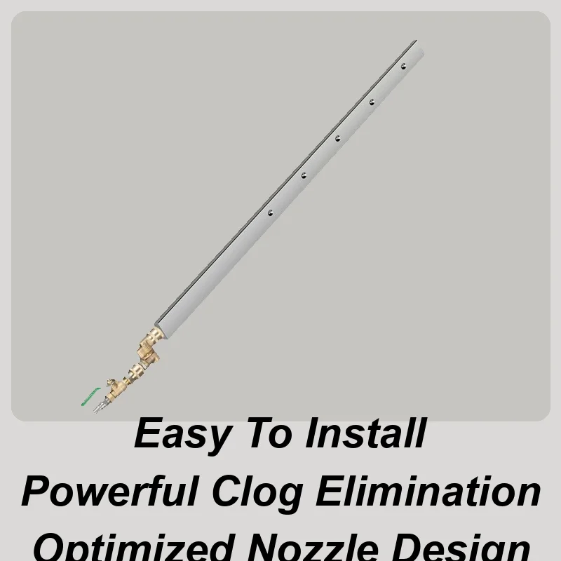 24in Car Radiator Cleaning Wand,Radiator Flush and Cleaner Tool,Home Car Truck Power Washer Wand,Radiator Pressure Washer Tool