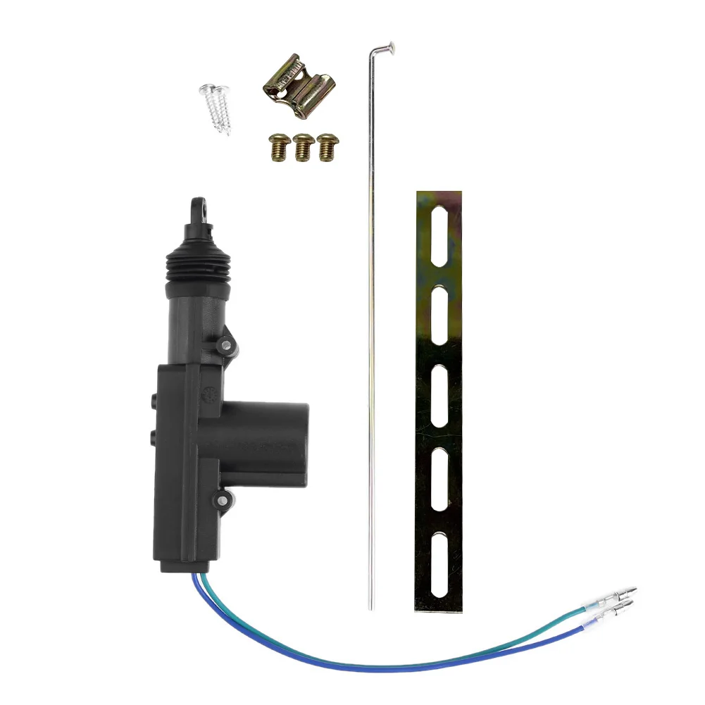 2/5 Wire Universal Car Electric Remote Central Door Lock Actuator Auto 12V Heavy-Duty Power Locking System Single Gun Type Kit