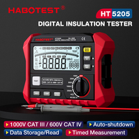 HABOTEST HT5205 Digital Insulation Resistance Tester High-Precision Voltmeter Resistance Meter Megohmeter 0~200 GΩ