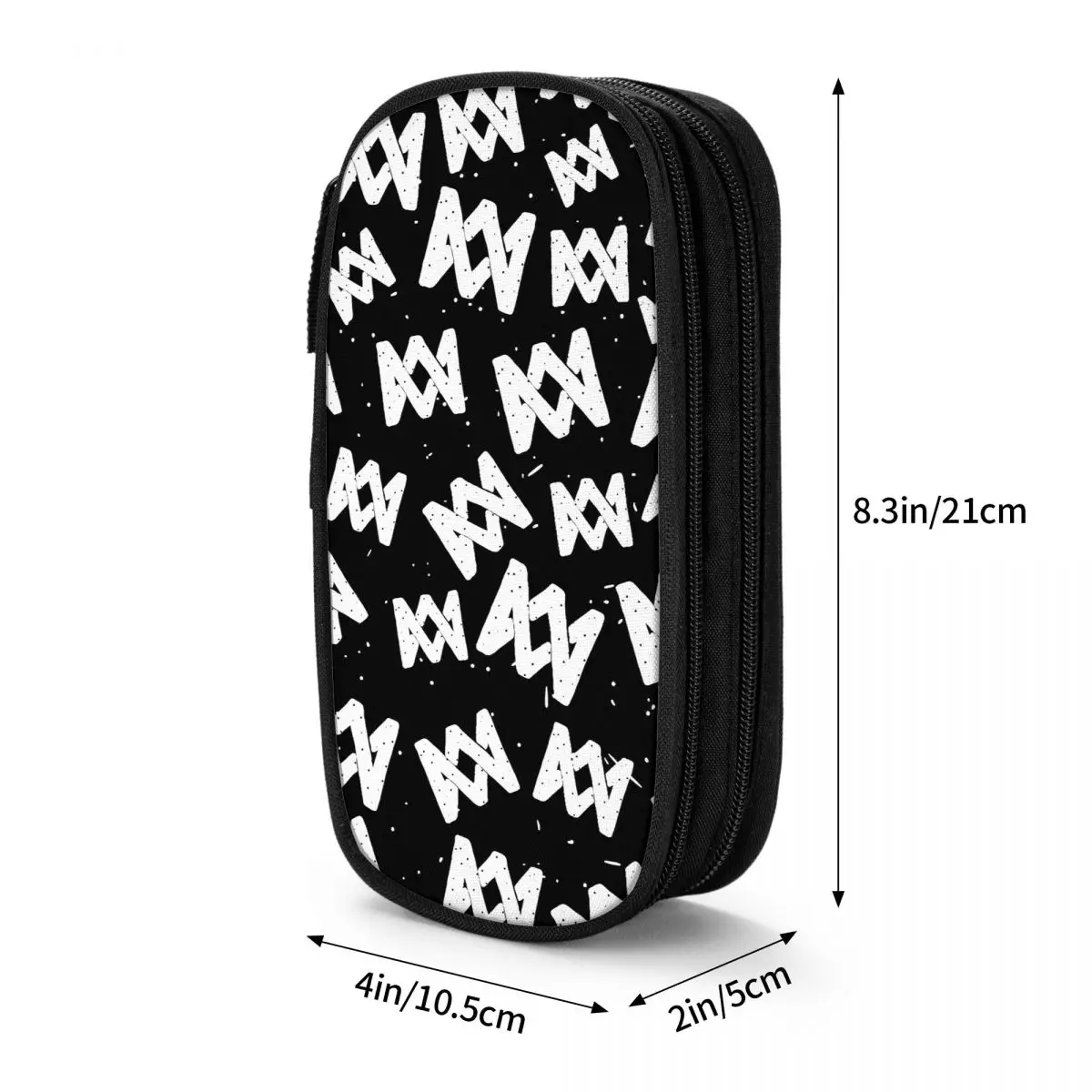 クールなペンケース マーカスとマルティヌス ツインボーイズ ペンボックス MM シンガー スクール ペンケース 子供用 二層 グラフィック スクール用品