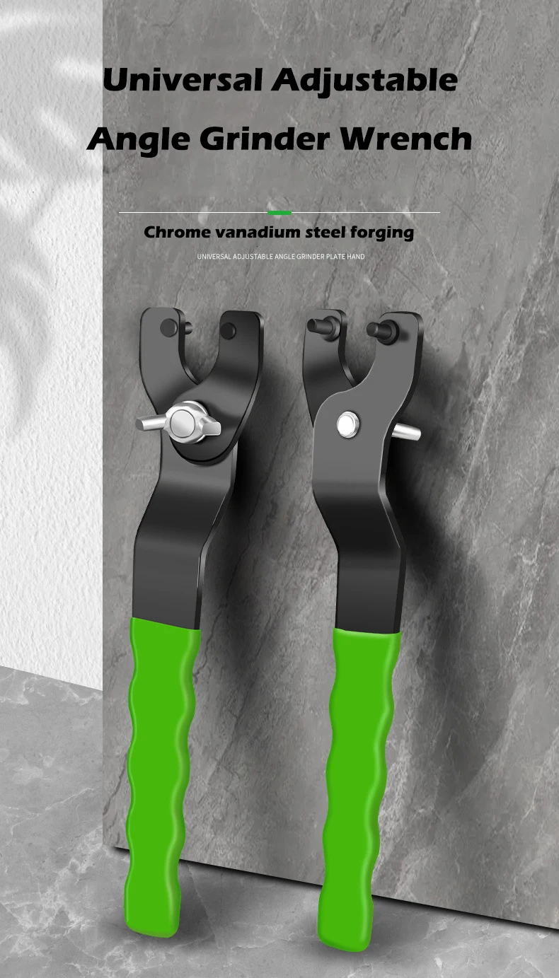 10-46mm verstellbarer Winkels chl eifer Schraubens chl üssel Demontage Drehmoments chl üssel umwickelt Gummi griff zum Ersetzen von Schleif scheiben Handwerkzeuge – Detail 1