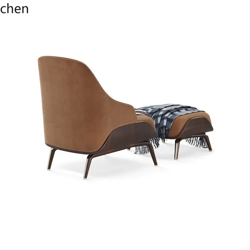 TQH-c13  Leisure Single Sofa Chair, Reclining, for Balcony, Living Room, Hotel, with Backrest for Reading and Manicure