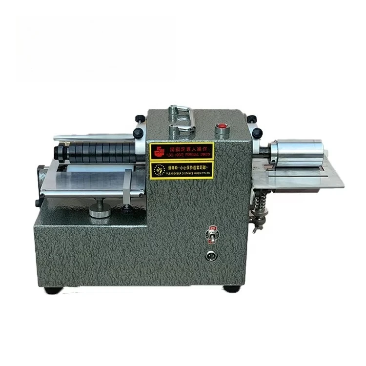 

Mini 10cm Width Leather Strip Slitting Machine Strap Cutting Machine Belt Making Machine