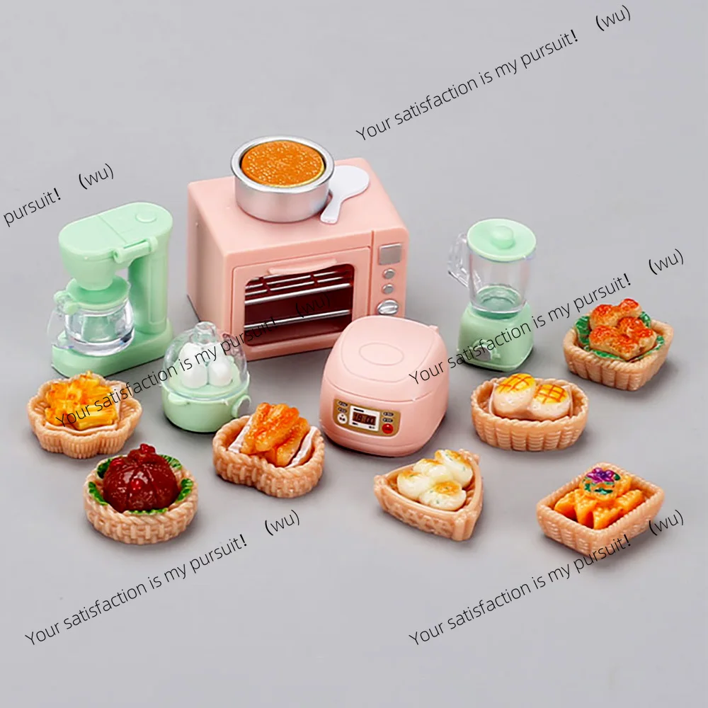 1/6 or 1/12 Scale Mini Doll House Food Electronic Oven Model Faux Bread for BJD Bryce Doll Accessories