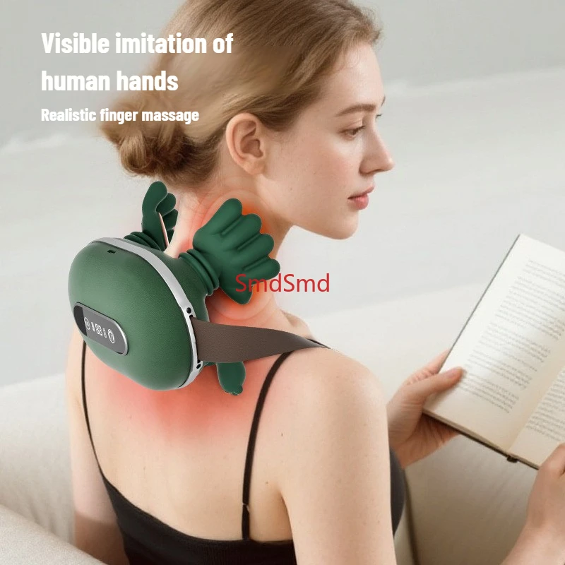 Neck Massager Cervical Pillow Shoulder Massager Trapezius Shiatsu Kneading Muscles Body Back Leg Massagers Pillow Relaxation