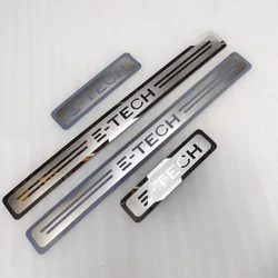 High-quality stainless steel Ultra-thin Door Sill Plate For Renault MEGANE CAPTUR KAPTUR CLIO E-TECH 2023 2024 Car Styling