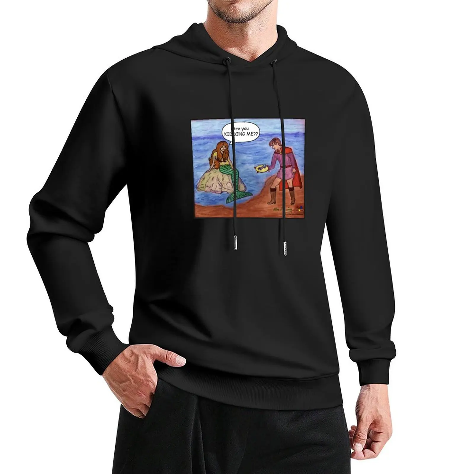 Fairy Tales from the edge (Red) Pullover Hoodie men's winter sweater tracksuit men