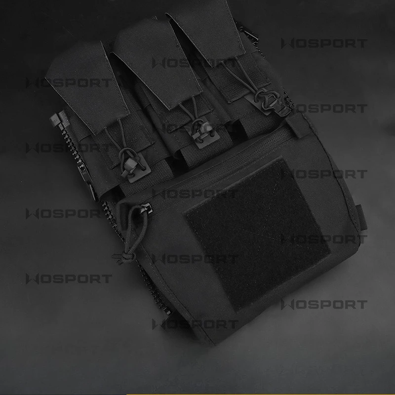 

V5 PC Tactical Supplementary Backplane, Tactical Vest Expansion Combination Expansion Multifunctional Pack, Solid Color