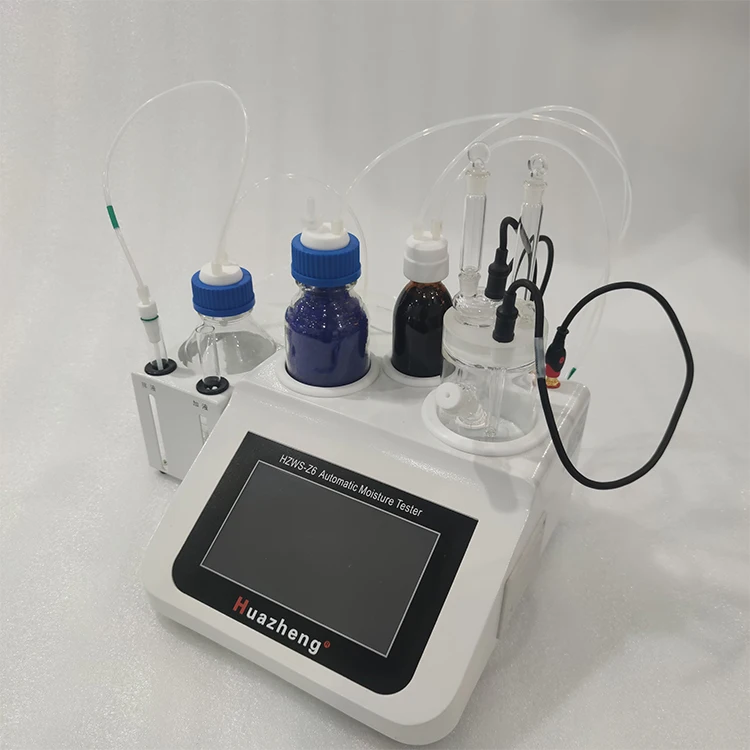 Huazheng Electric HZWS-Z6 OEM  Factory  and Clear Drainage Karl Fischer Moisture Tester