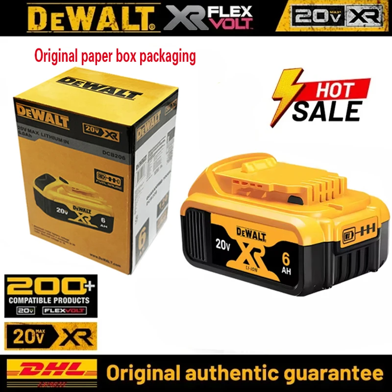 20V 6.0Ah 5Ah 2Ah Lithium Battery DCBP034 DCBP520 POWERSTACK Compact Battery Dewalt’s series of 20V Power Tool