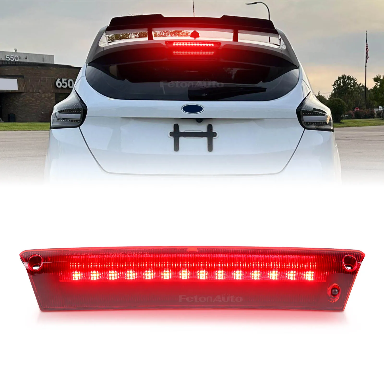 3e derde remlicht achterlicht stoplicht derde remlicht achter voor Ford Focus Hatchback Fiesta Hatchback