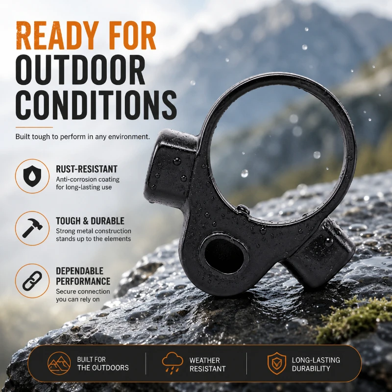 360° Rotatable Alloy Hanging Swivel Ring Quick Disconnect Buckle Heavy Load Bearing Outdoor Sports Connection Fitting
