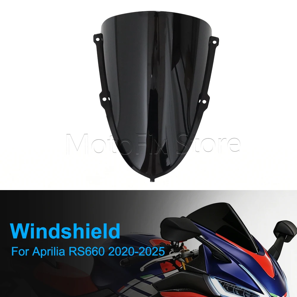 

Motorcycle Accessories Windshield Windscreen Fairing Wind Deflector For Aprilia RS660 RS 660 2020 2021 2022 2023 2024 2025
