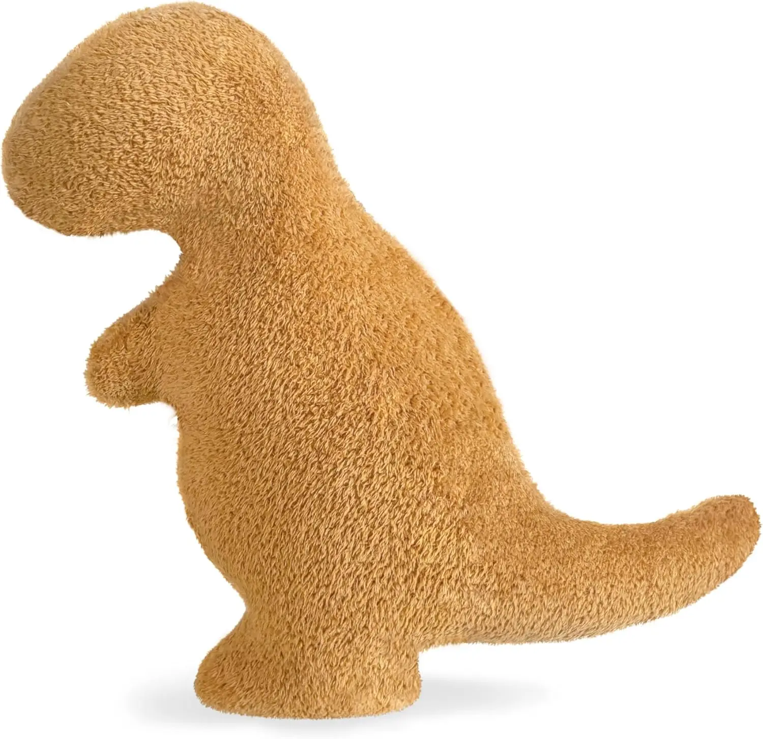 

Dino Nugget Plush Pillow for Kids, Funny Dinosaur Stuffed Animal Gift for Boys and Girls (Small, T-Rex)