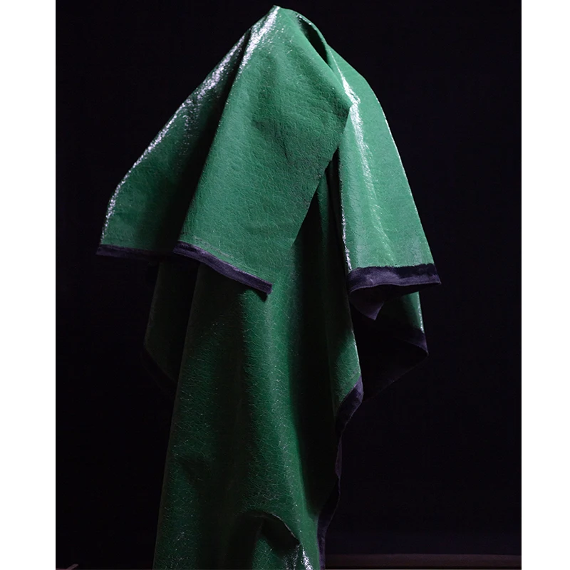 

Чернила, зеленая бронзовая ткань, модный показ, креативный дизайнер, ткань для шитья одежды, оптовая продажа, ткань для метра, материал «сделай сам»