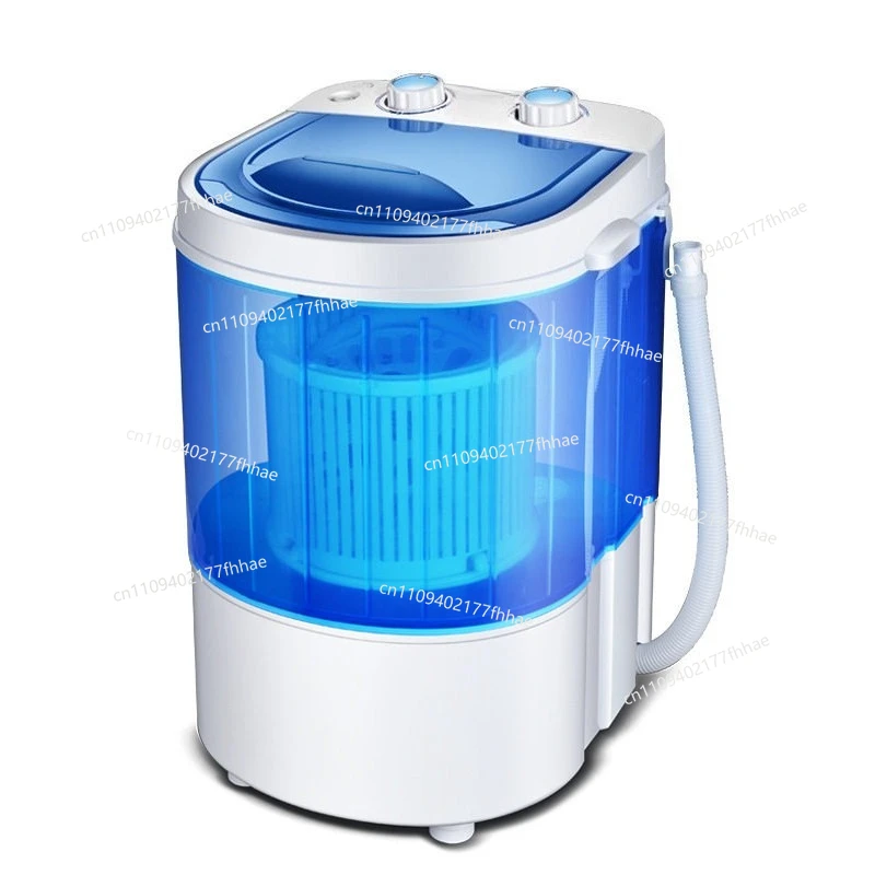 Small Washing Machine Household Single Bucket Semi-automatic Dormitory Mini Baby Washing Socks Underwear Machine
