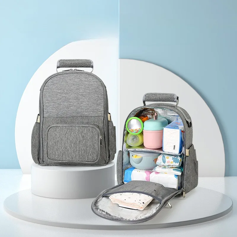 Mummy Diaper Backpack Baby Milk Food Storage Thermal Bag Portable Breast Milk Organizer Lunch Bags