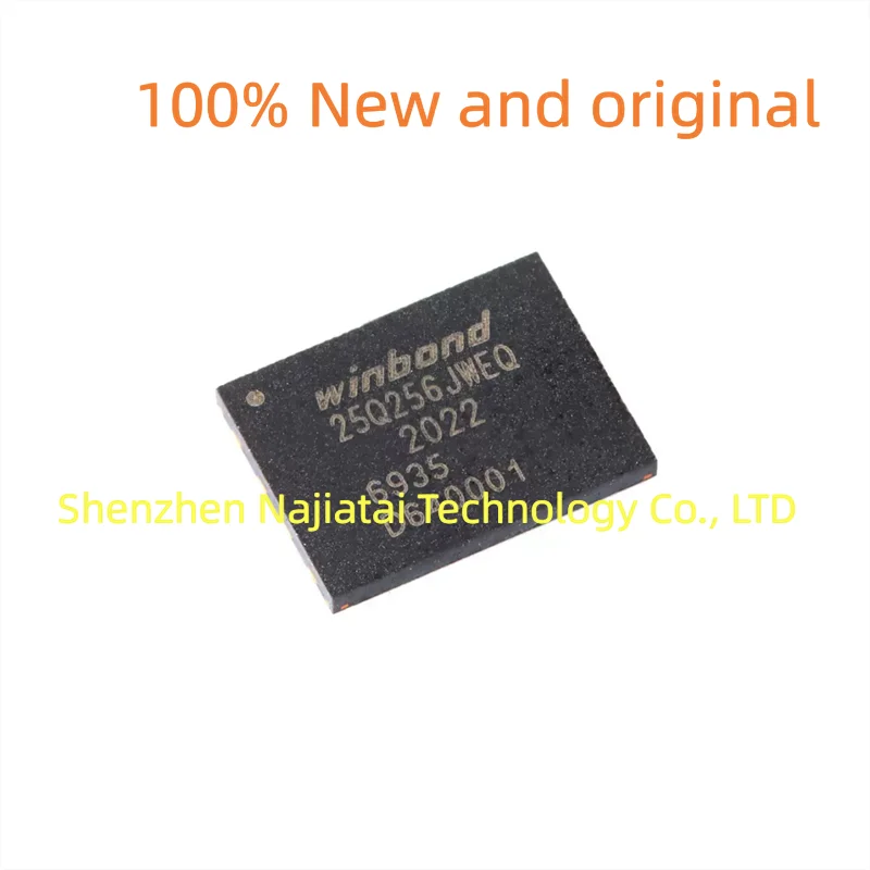 Chip IC W25Q256JWEIQ 25Q256JWEIQ 25Q256JWEIQ 25Q256JWEQ WSON8 Original, 10 unidades/lote, 100% nuevo