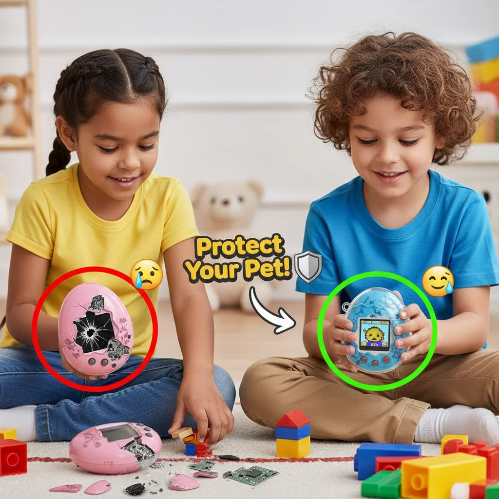 For Tamagotchi Paradise Transparent Protective Cover Joy Park Protective Case Hard Acrylic Collision Prevention Diy Accessories