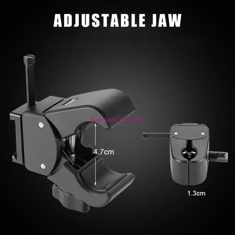 n3uc قابلة للتعديل v mount mount battery clamp clamp لمرفق آمن لأرواح ثلاثية #4