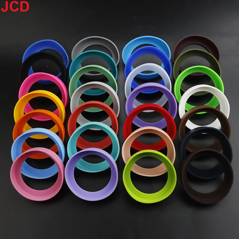 JCD1pcs 8CM Silikon Tasse Untere Abdeckung Anti-skid Wasser Tasse Schutzhülle Untere Unterstützung Anti Verbrühen Runde Tasse abdeckung Tasse Pad – Detail 3