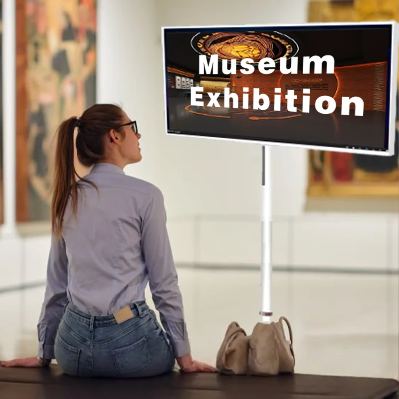 

Factory Wholesale Mobile Tv Touch Monitor 1080p Android Television 27 32 Inch Wifi Lcd Led Smart Portable Tv For Artist Display