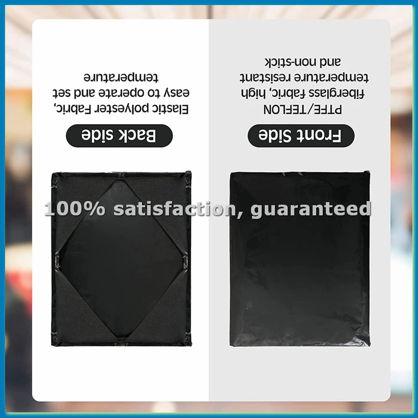 

Защитный чехол для нагревательной плиты, термостойкий, антипригарный (2 шт., 15x15 дюймов)-A10G