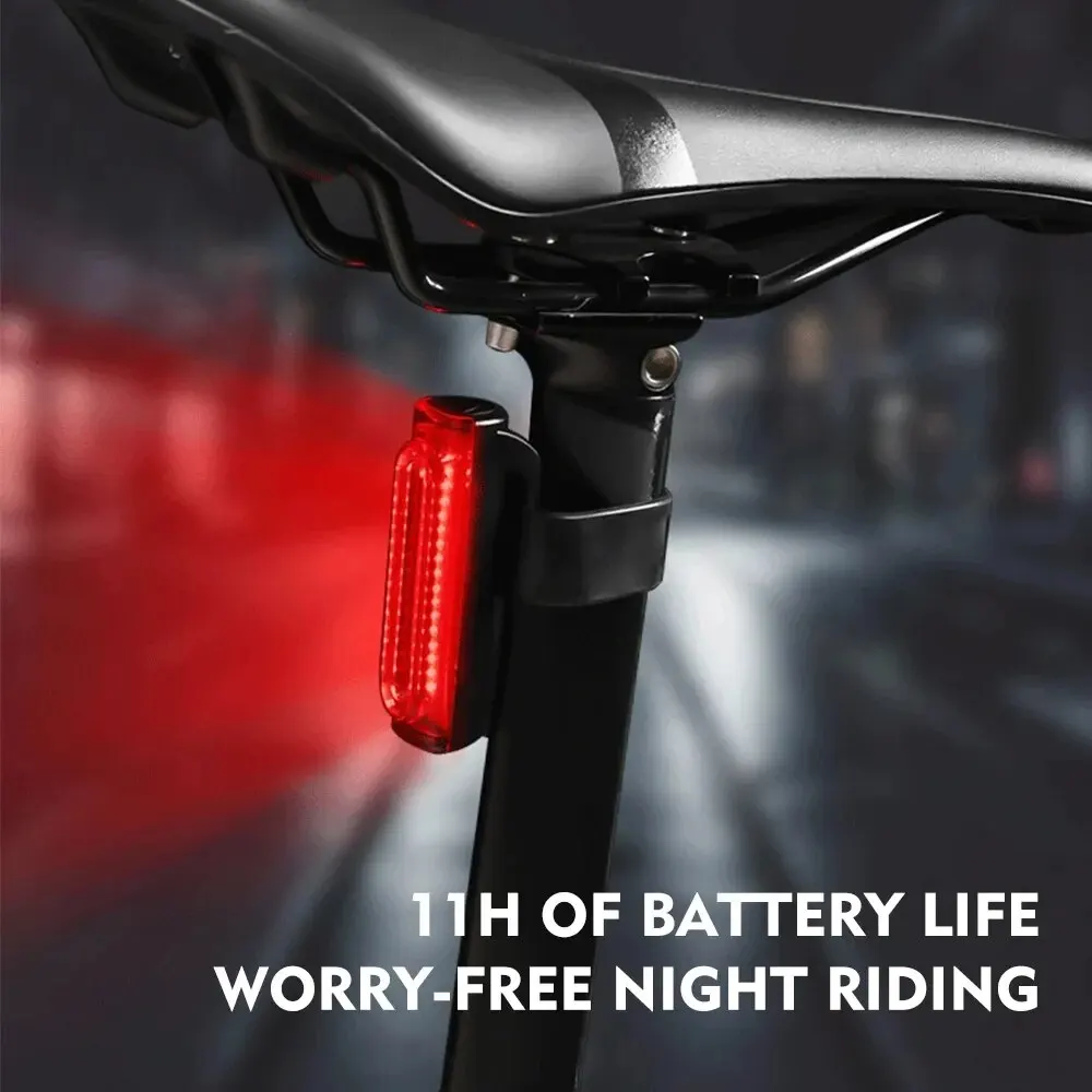 ThinkRider Bicycle Taillight Multi Lighting Modes Models USB Charge Led Bike Light Flash Tail Rear Lights for Road Mtb