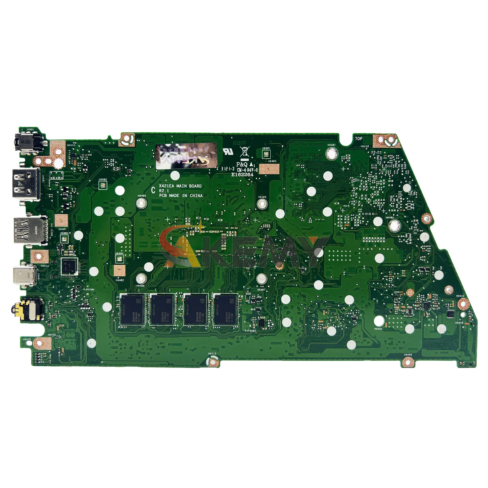 X421EA เมนบอร์ดแล็ปท็อปสำหรับ ASUS VivoBook X421EAY ADOL14EA S433E X421E R421E I421E K433E เมนบอร์ดพร้อมซีพียู I3 i5 i7 เจนเนอเรชั่น 11