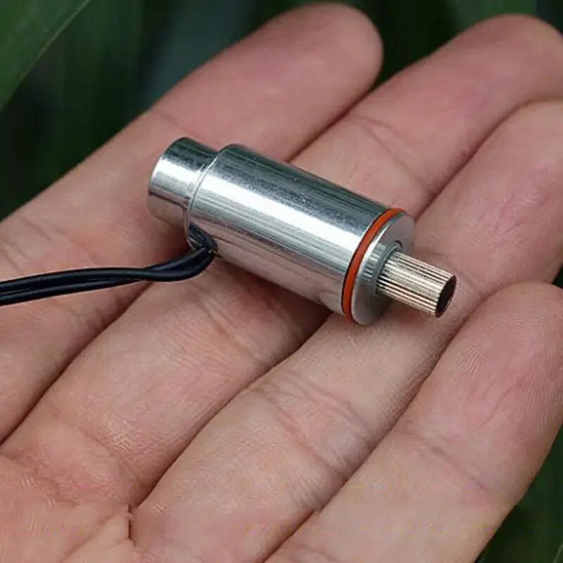 DC 12V Suction Type Cylindrical Mini Tubular Linear Electromagnet Solenoid Magnet Rubber Block