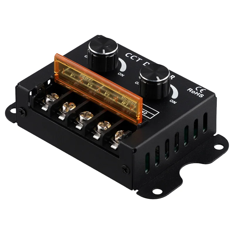 LICE-LED تحكم تيار مستمر 5-24 فولت 15A عكس الضوء CCT ثنائي اللون درجة الحرارة LED قطاع تحكم LED صندوق إضاءة لافتة