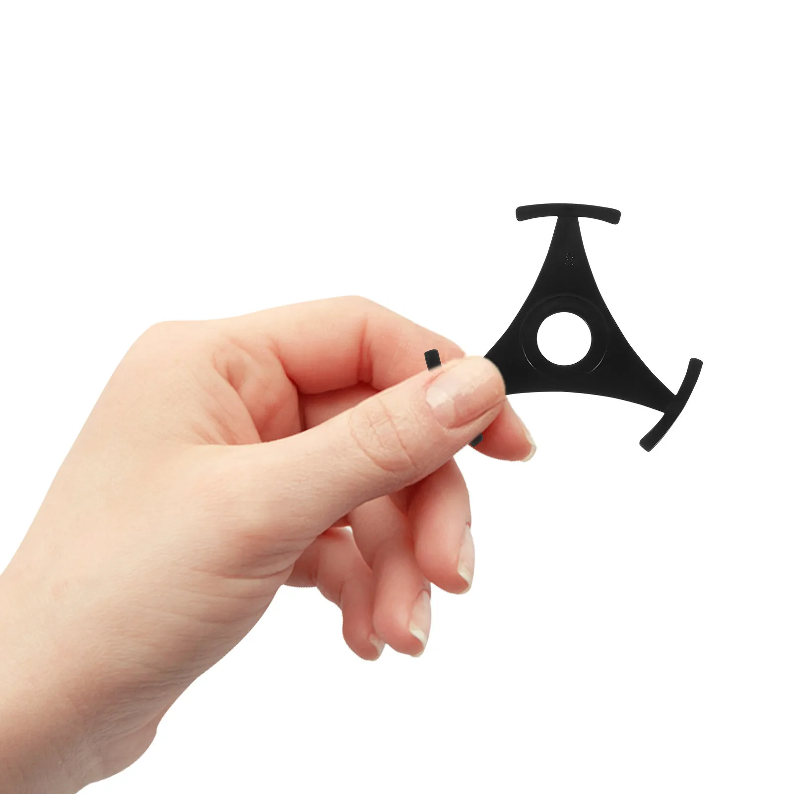 

Triangle Vinyl Record Adapter 45 to 33 High Strength Stable Performance Turntable Record Adapter Turntable Accessory