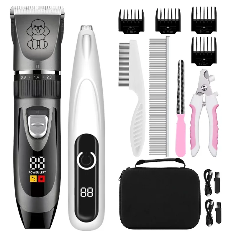 

Hair Beauty Cutting Machine Cat Haircut Paw Trimmer Pets Store Dog Clippers Electric Professional Grooming Puppy Trimmer Kit