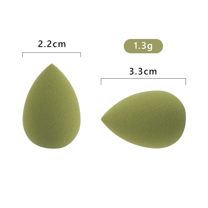 20 قطعة ماكياج الإسفنج خلاط صغير مزج الأساس مسحوق نفخة يشكلون البيض الجاف الرطب استخدام الوجه نفث وسادة هوائية الجمال أداة