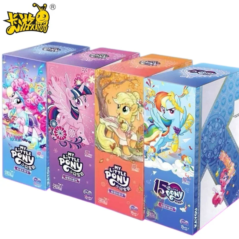 

Оригинальные коллекционные карточки KAYOU My Little Pony: милые, забавные, для вечеринок, о дружбе и вечности, аниме-карточки My Little Pony SGR SC, подарки